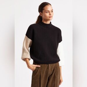 Brixton Burning Up Sweater - Black/Cream/Tan